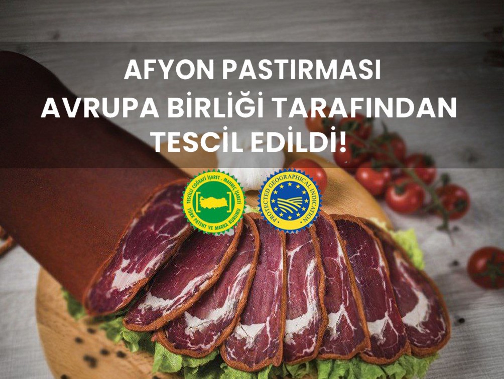 Afyon Pastırması AB'de Tescillendi
