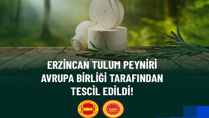 Erzincan Tulum Peyniri’ne Avrupa Birliği Tescili