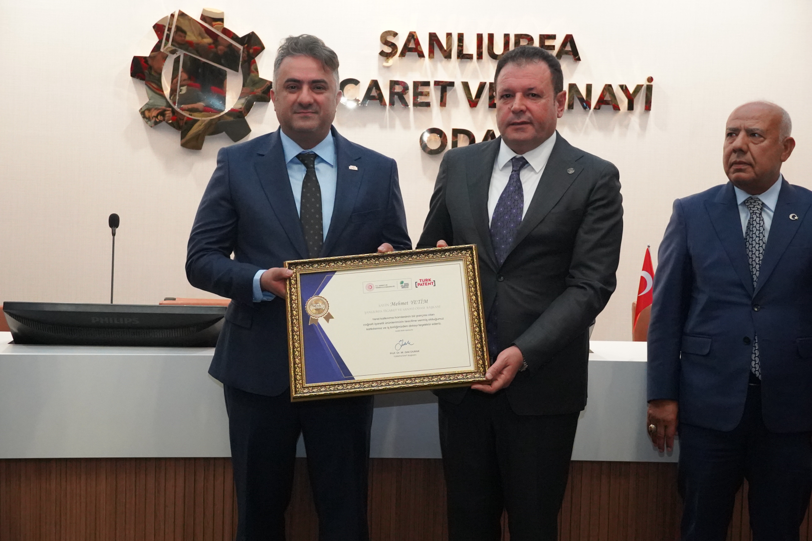 Şanlıurfa Coğrafi İşaretlere Değer Katanlara Teşekkür Belgesi Takdim Töreni